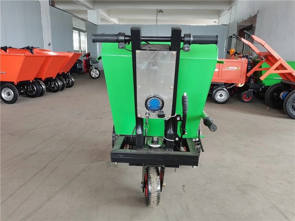 Site Engineering Hand - Propelled Electric Dump Bucket Three - Wheel Electric Drum Trolley