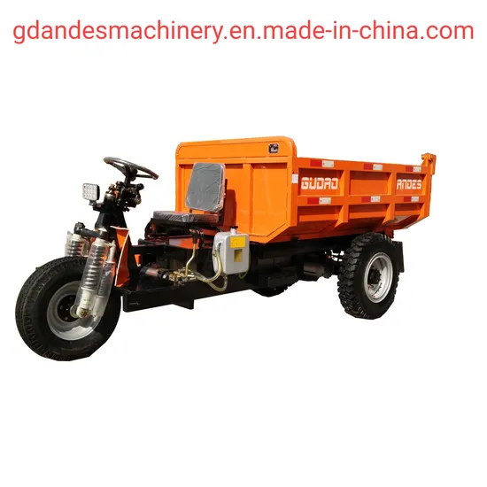 Nuevo Mini camión volquete Disel/Mini Dumper de ruedas Camión volquete de mina/Camión volquete de minería de China Volquete de ruedas Nuevo diseño Mini Dumper de jardín para la venta/Carro eléctrico de 4 ruedas